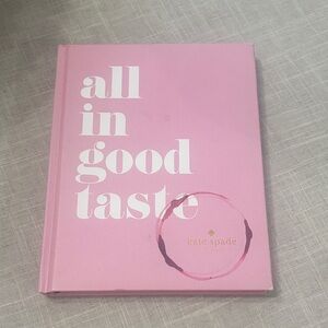 Kate Spade Pink Hardcover Book